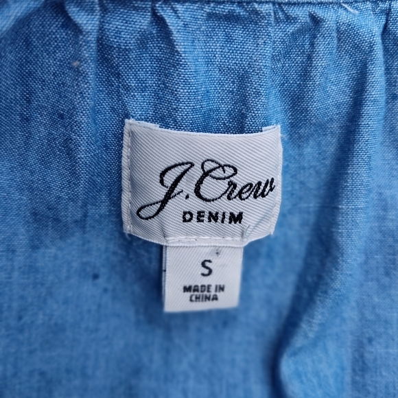 Denim J. Crew Blouse - Picture 7 of 8